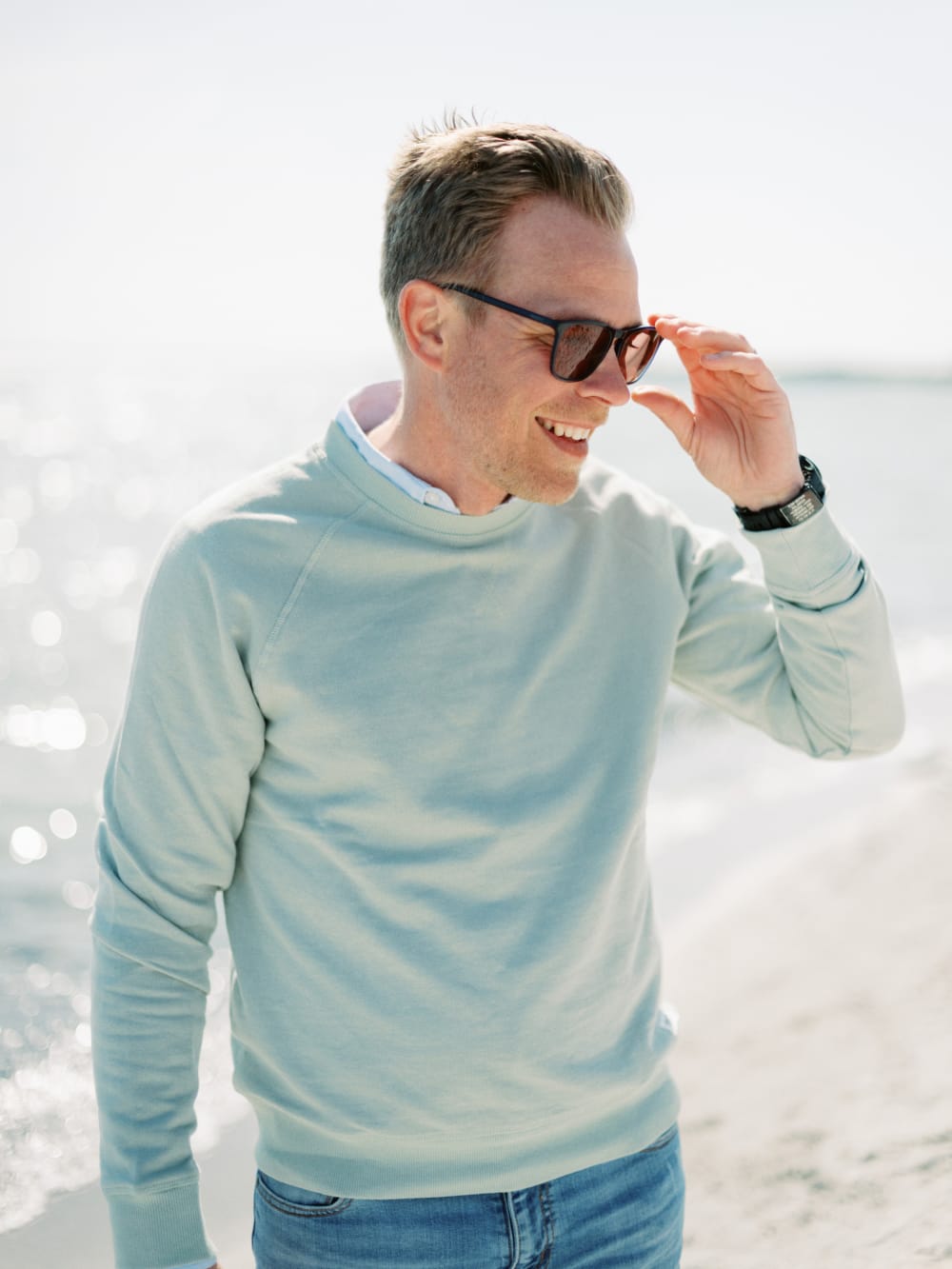 Joakim × Anna — Bröllopsfotograf och familjefotograf i Skåne och på Bjäre — Familjefotografering vid havet, image 20