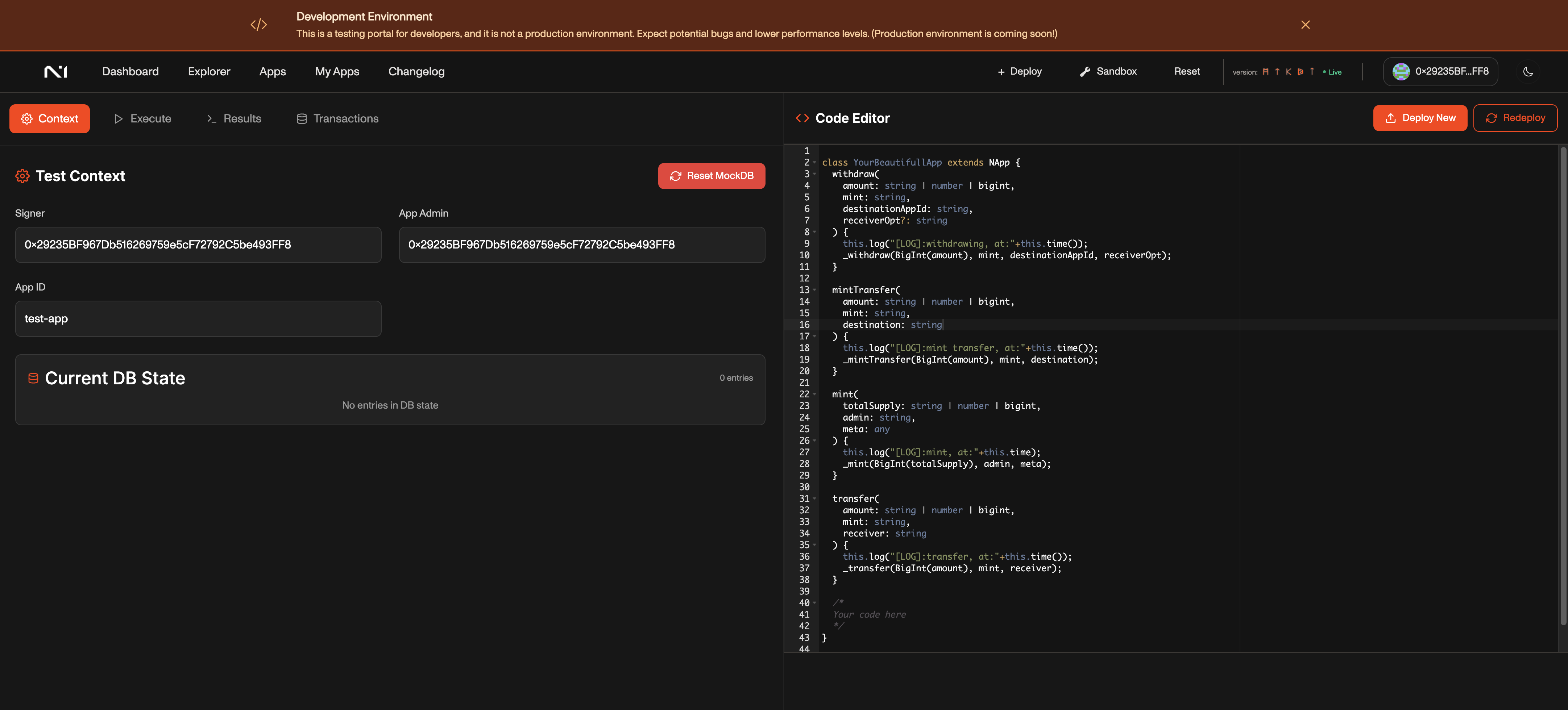Dev Portal preview