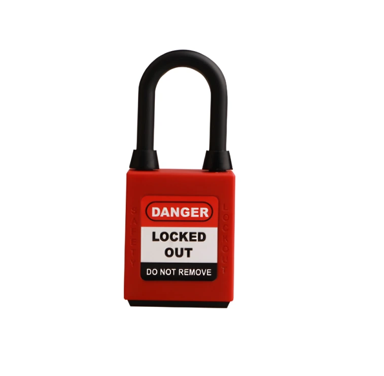 38mm Plastic Shackle Safety Padlock