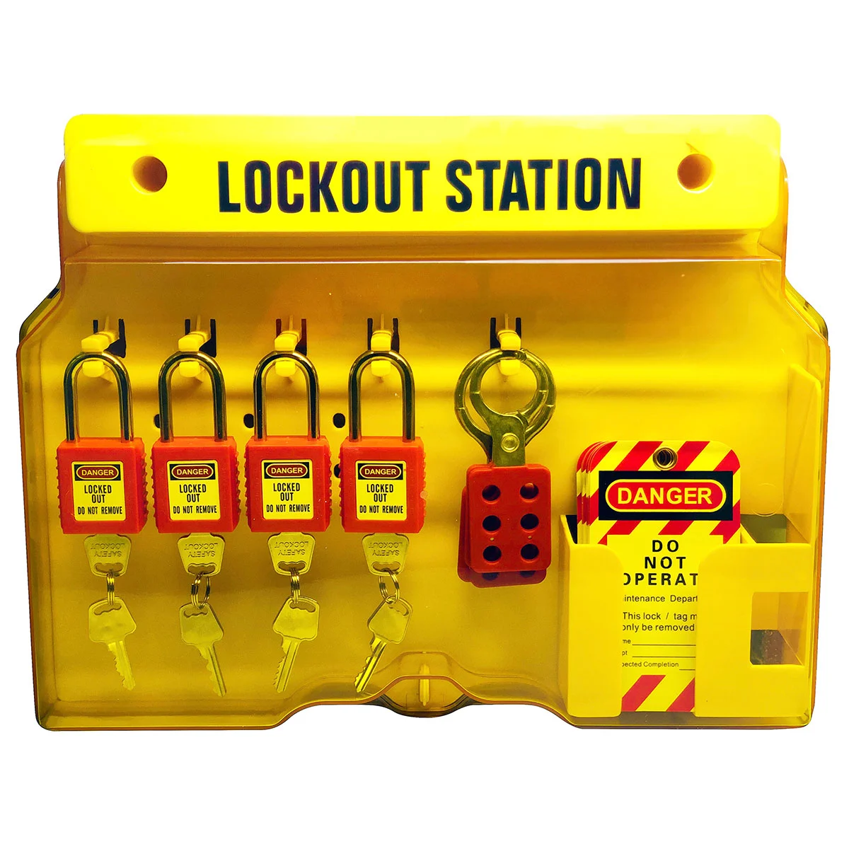 Lockout Station Kit 4 Padlocks