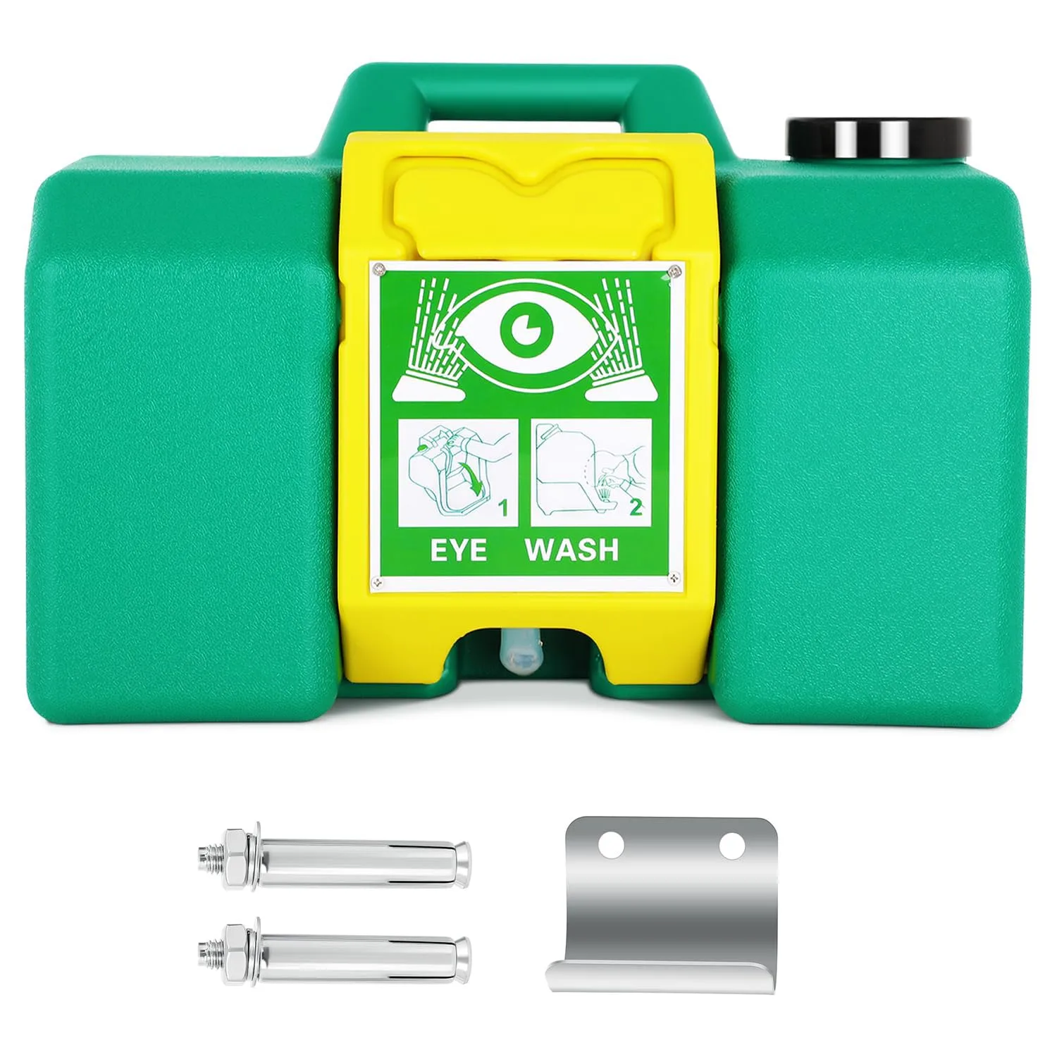 Portable 12 gallon eye wash station for remote job sites