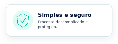 Simples e seguro