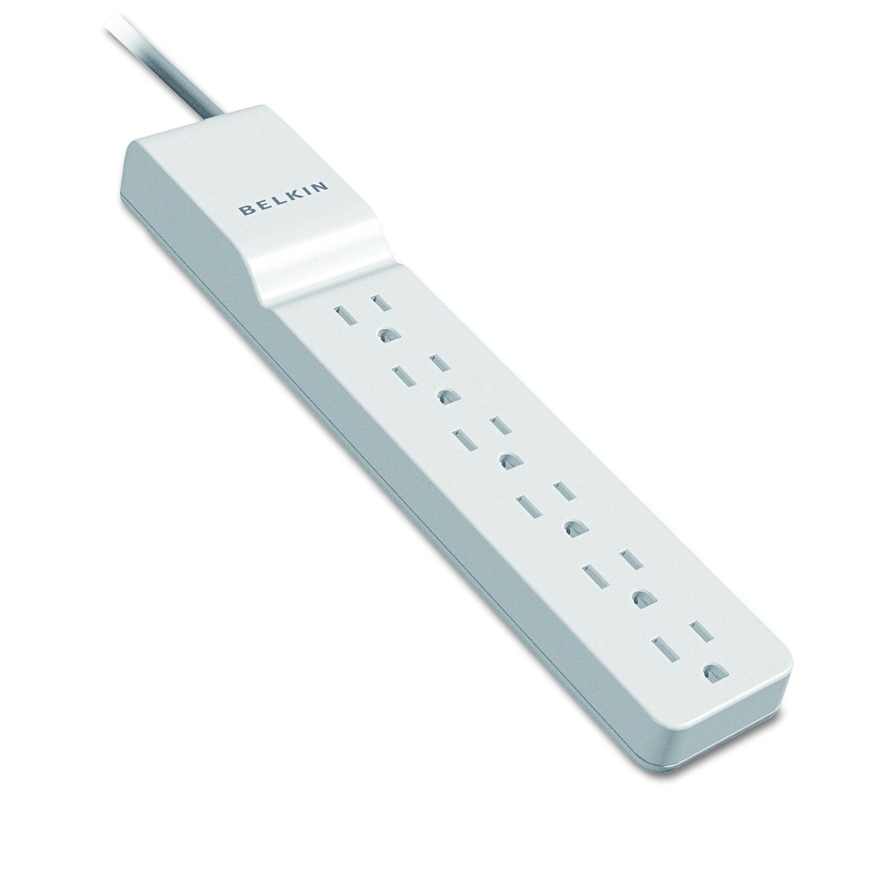 Belkin 6-Outlet Home Office Surge Protector with 2.5-Foot Cord Straight Plug BE106000-2.5 6 Feet Price in India