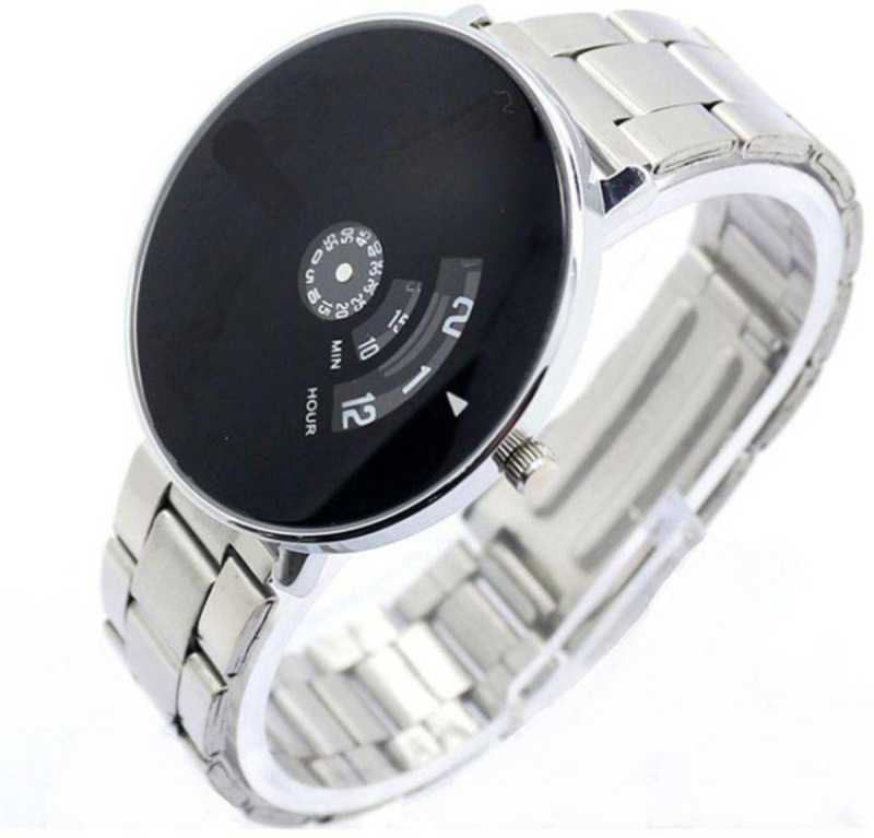 Paidu 58897 Black Dial Stainless Still Belt Analouge Watch For Boys And Girls Watch Analog Watch - For Men Price in India