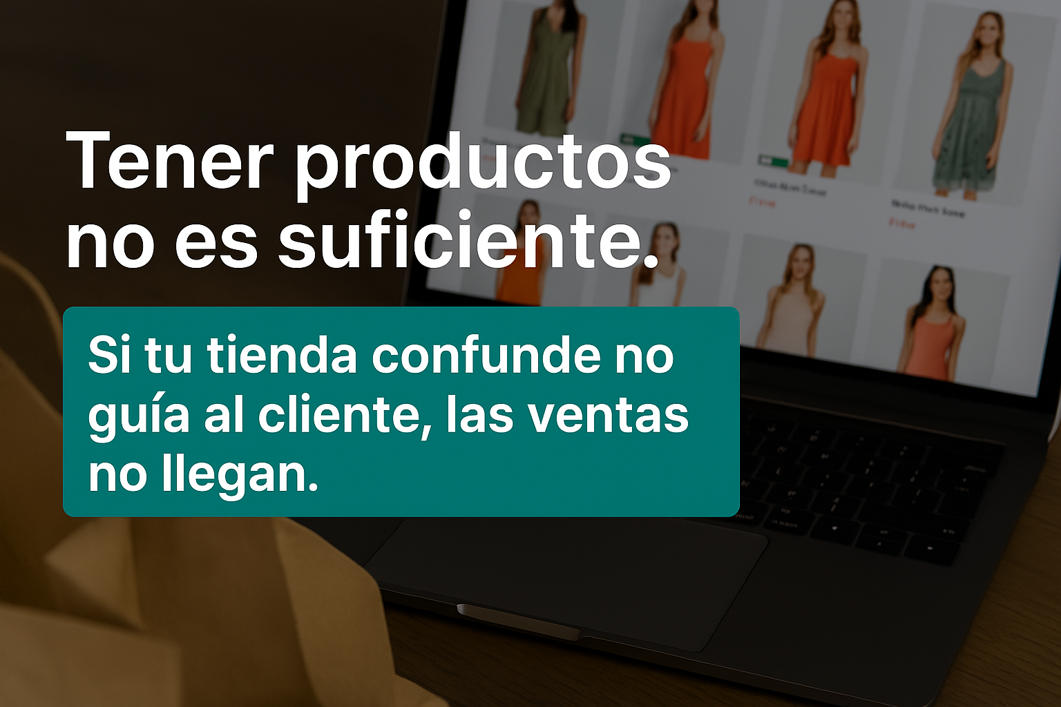 Mi tienda online no vende por falta de diseño estratégico y estructura clara