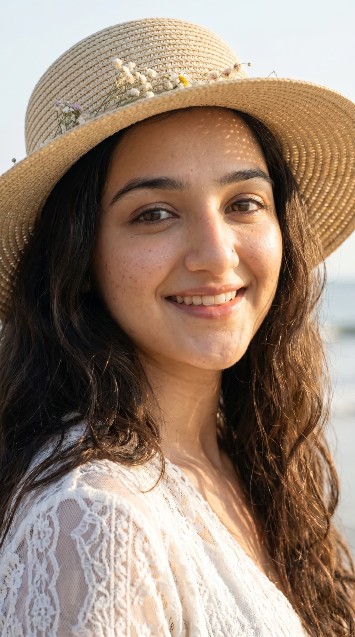 Girl With Hat — AI photo created with this prompt