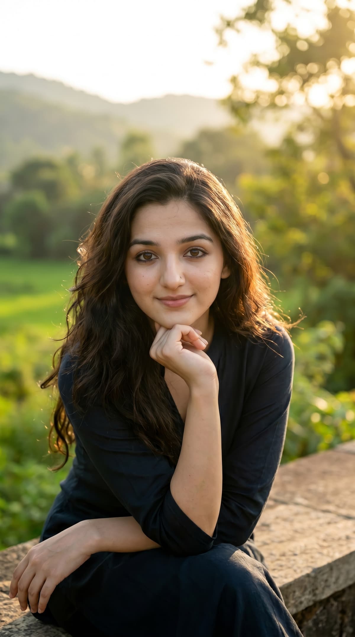 Girl Outdoor — AI photo created with this prompt