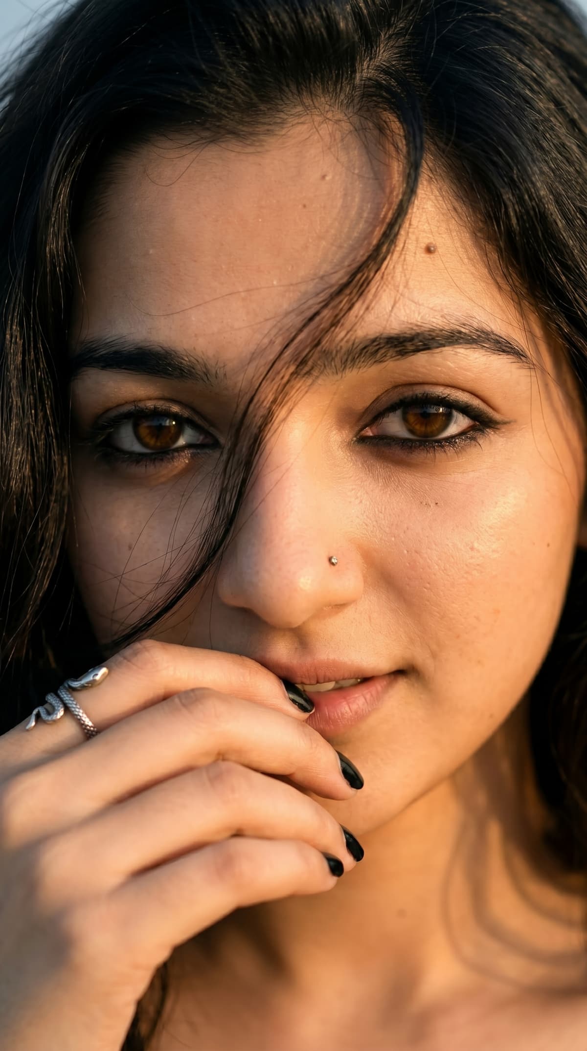 Closeup face — AI photo created with this prompt