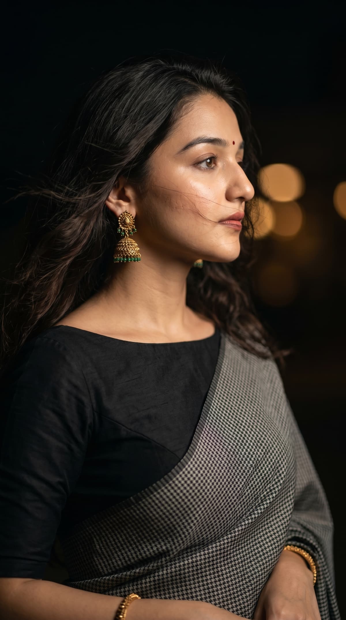fashion editorial closeup portrait — AI photo created with this prompt