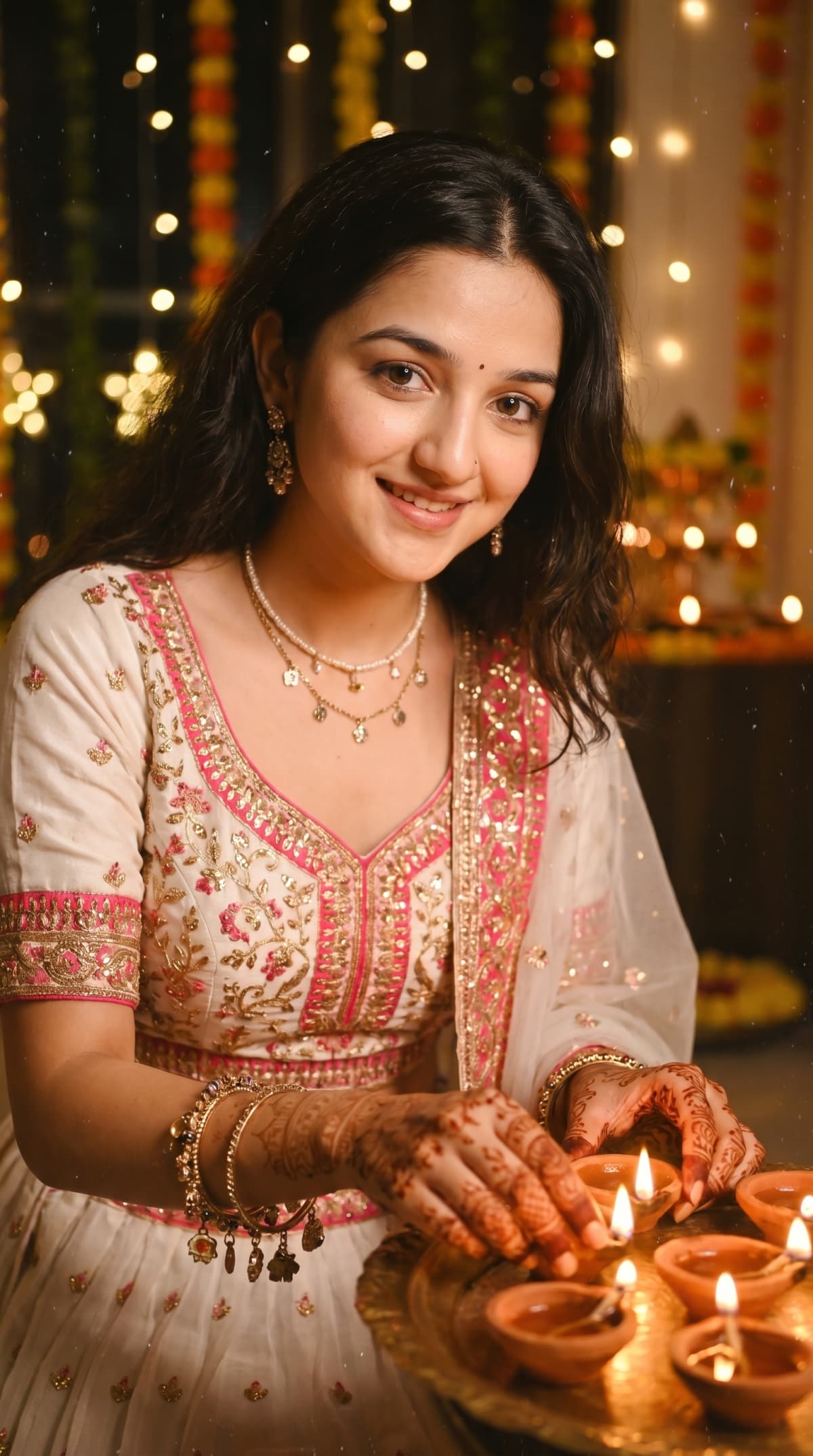 4K professional Diwali portrait — AI photo created with this prompt