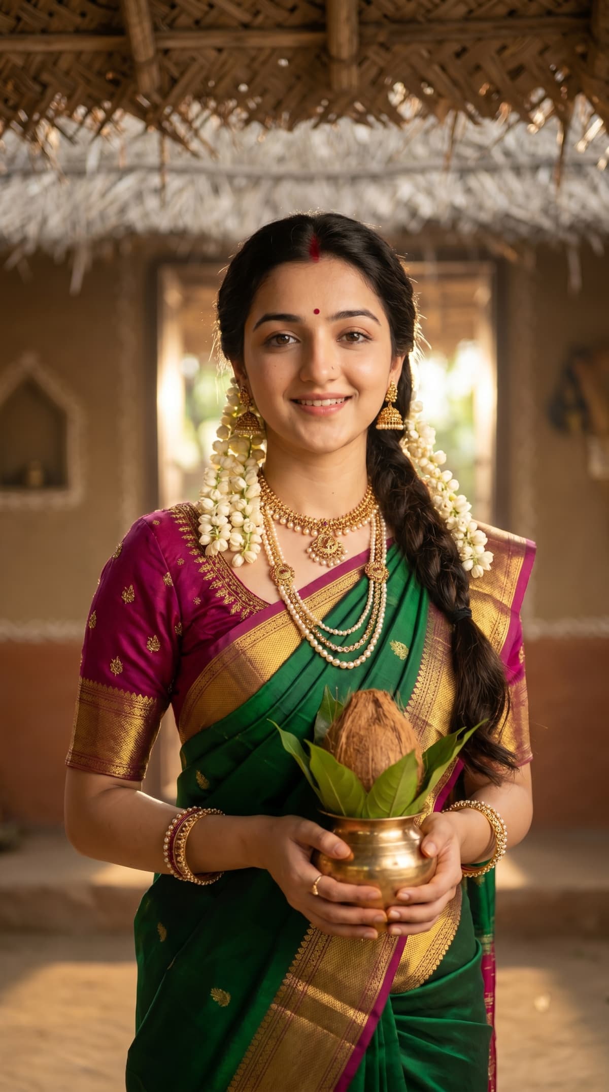 Pongal festival — AI photo created with this prompt