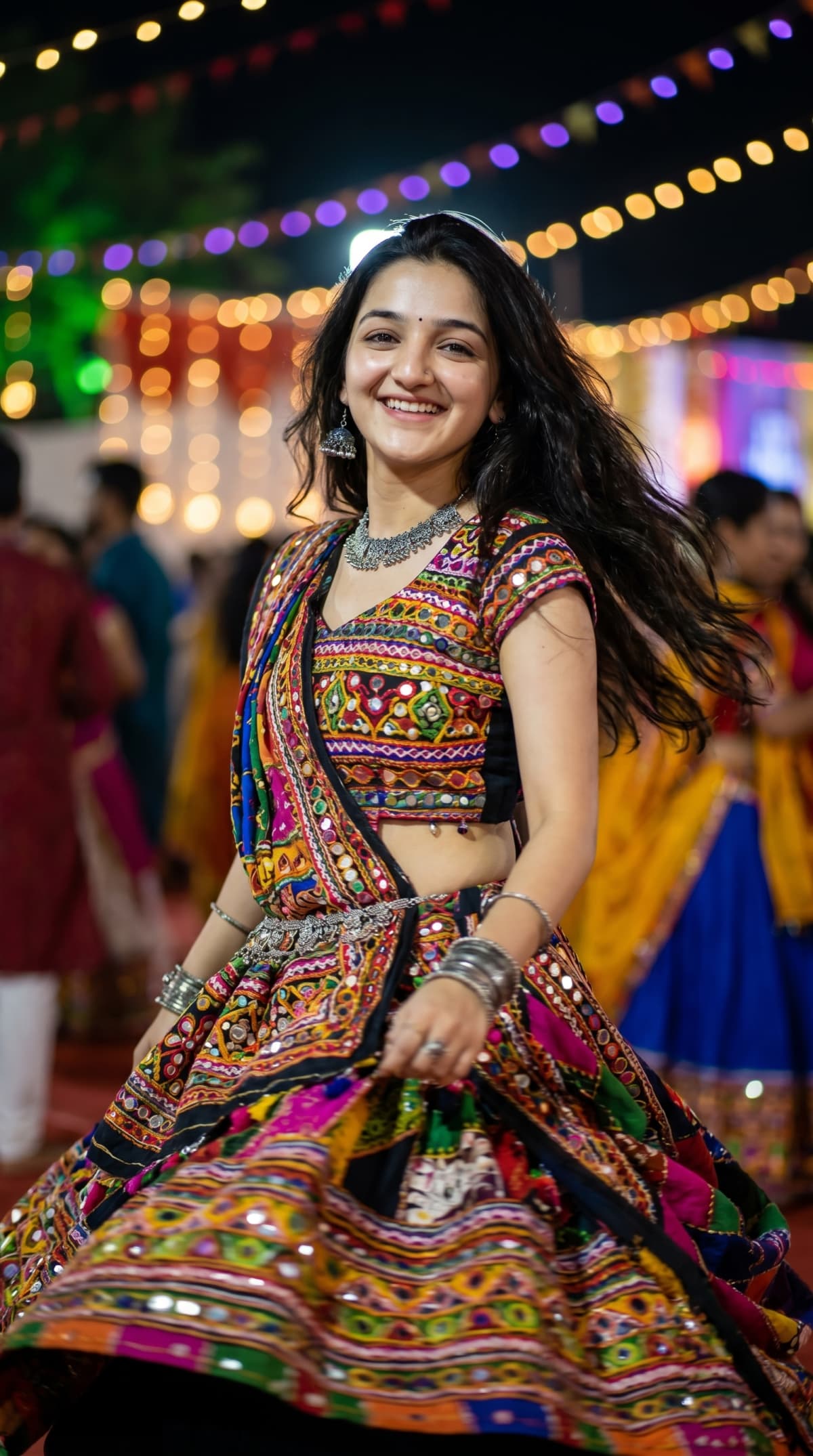 Navratri Garba dancer — AI photo created with this prompt