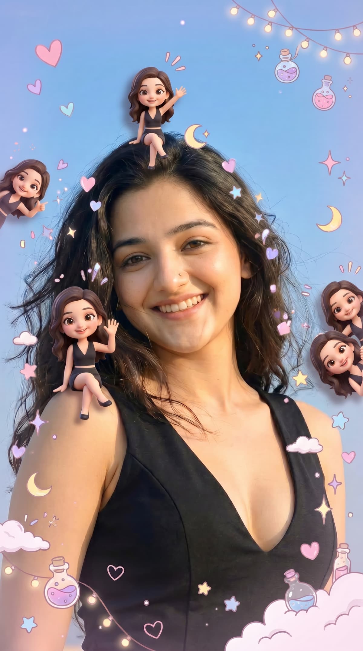 cute magical Mini Me — AI photo created with this prompt