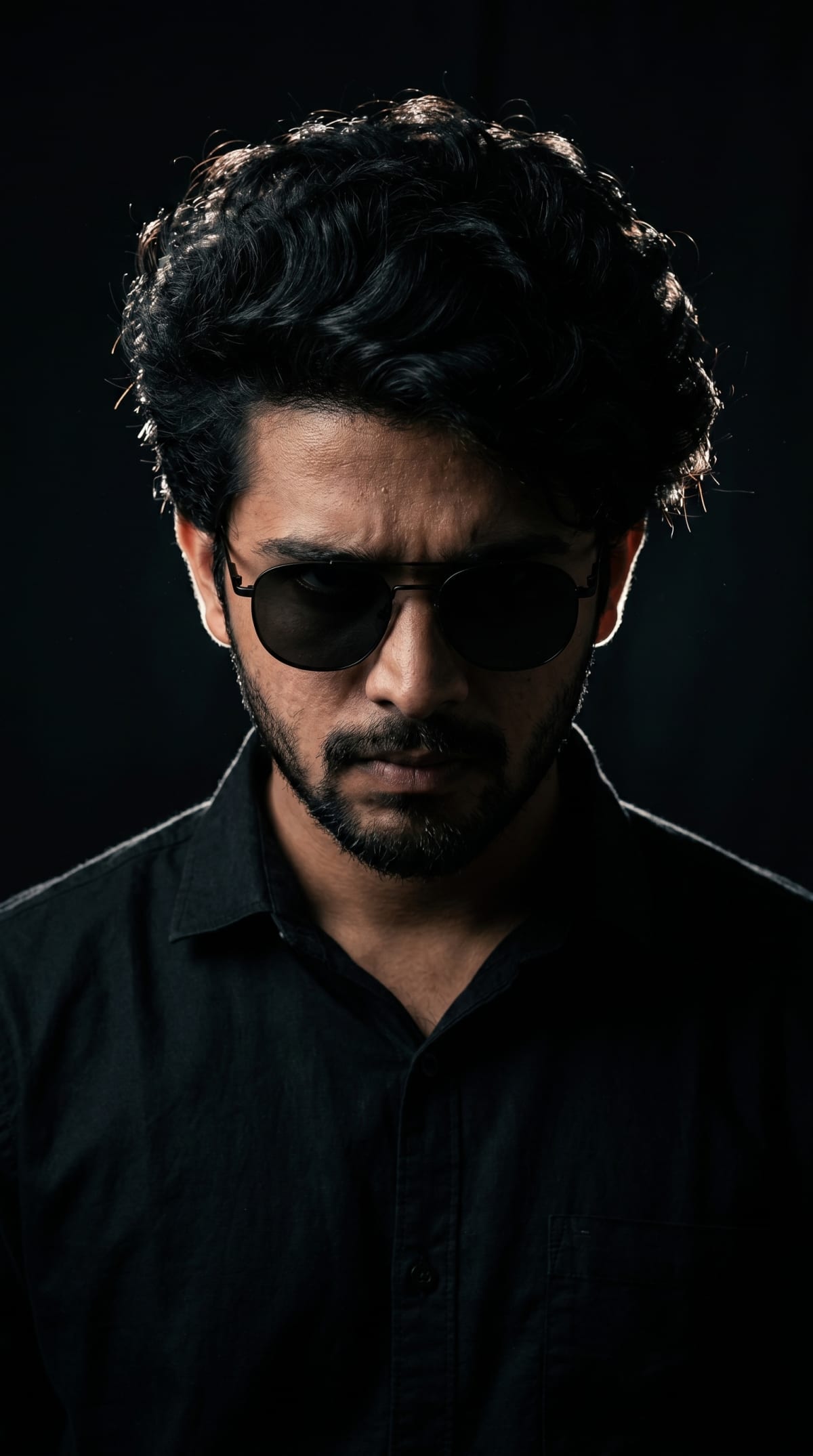 cinematic studio portrait of a young boy — AI photo created with this prompt