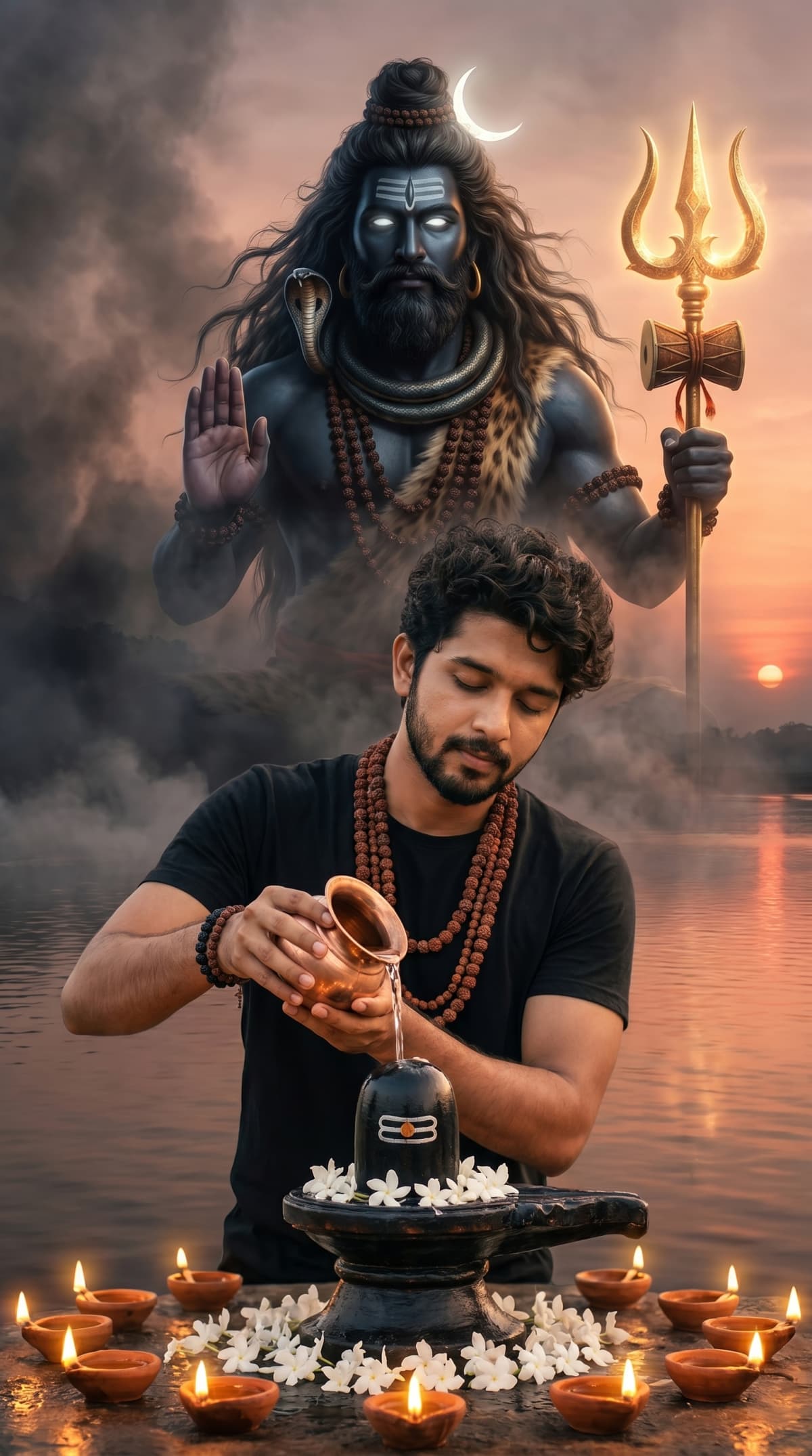 lord shiva — AI photo created with this prompt