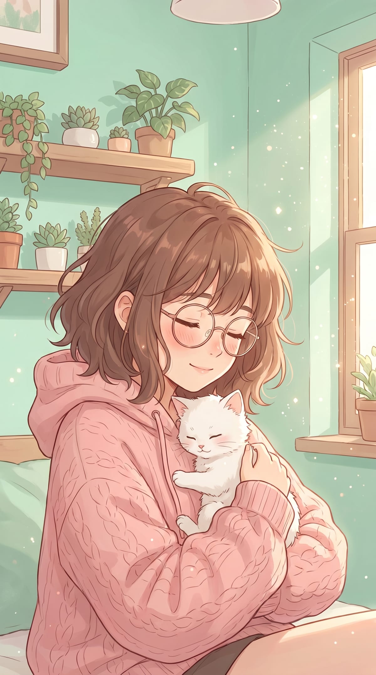 Girl anime — AI photo created with this prompt