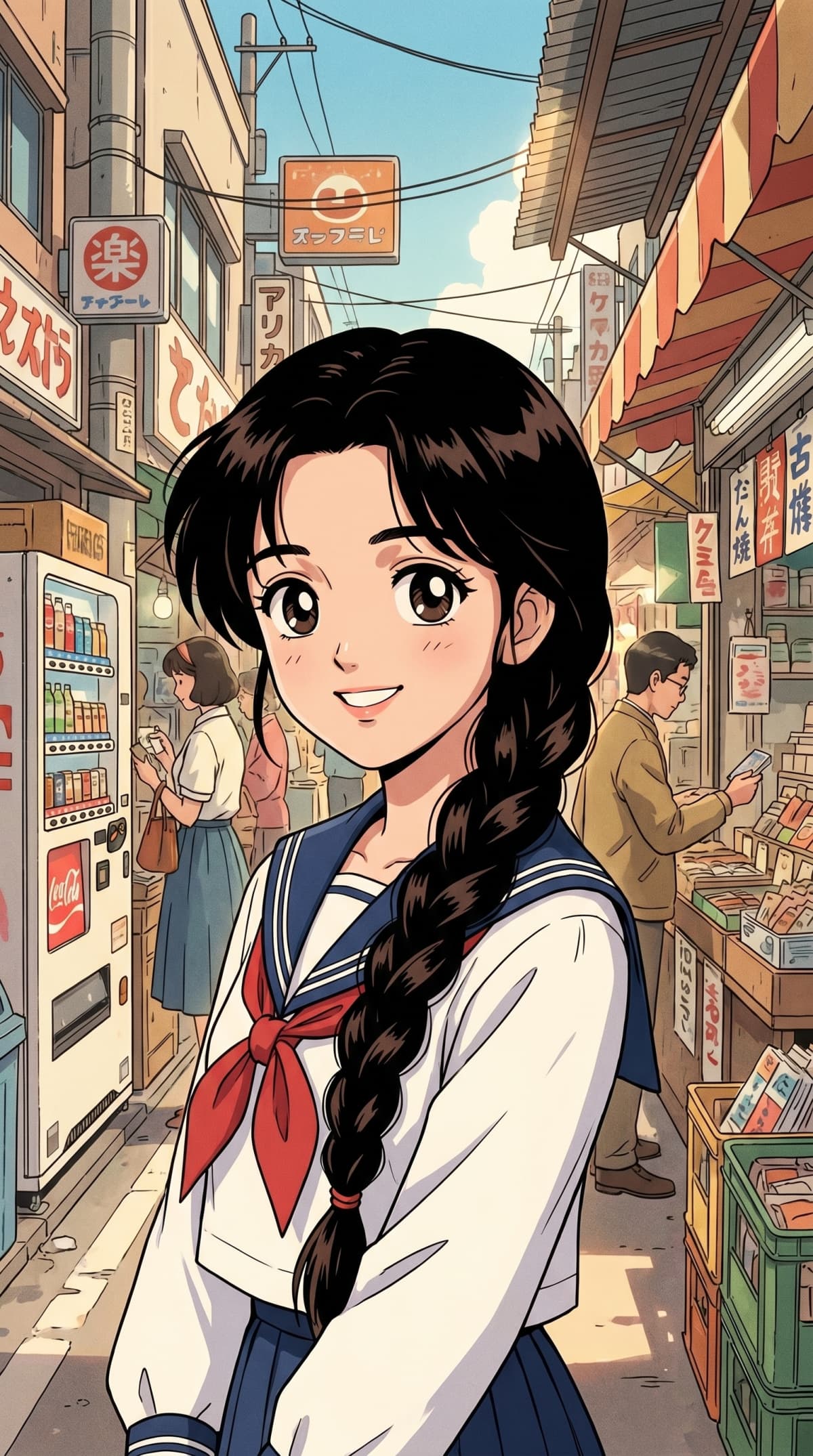 Anime Teenage Girl — AI photo created with this prompt