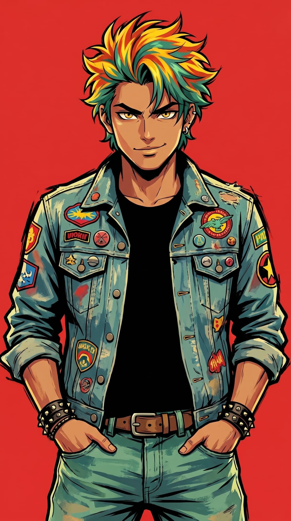 Punk Spirit — AI photo created with this prompt