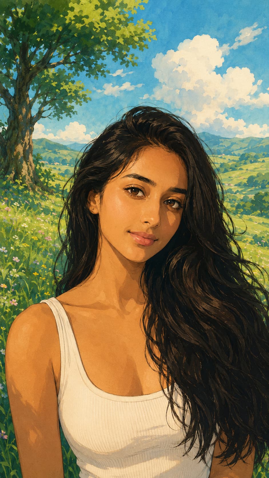 Studio Ghibli Anime — AI photo created with this prompt