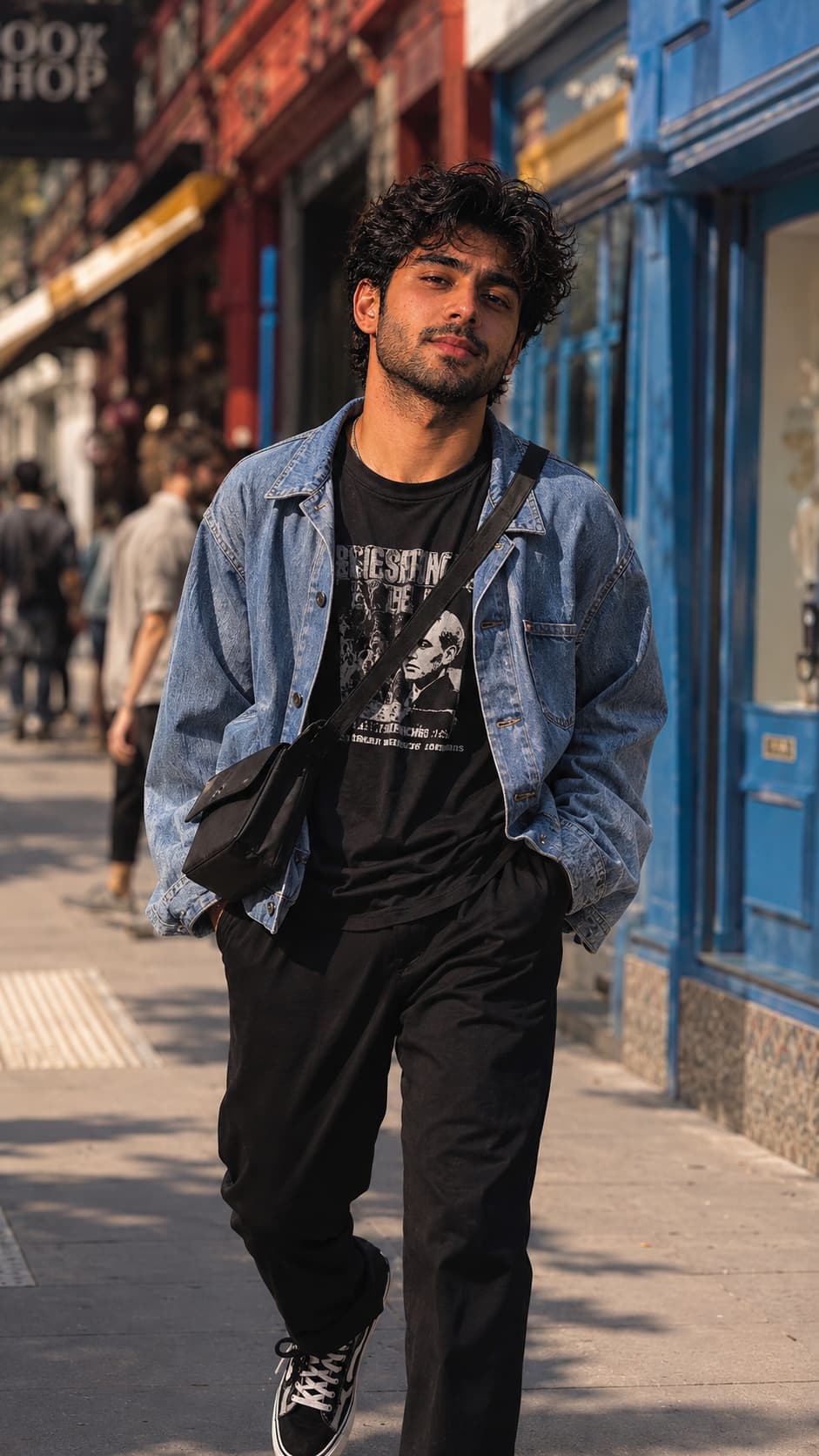 Man Casual Street Style — AI photo created with this prompt