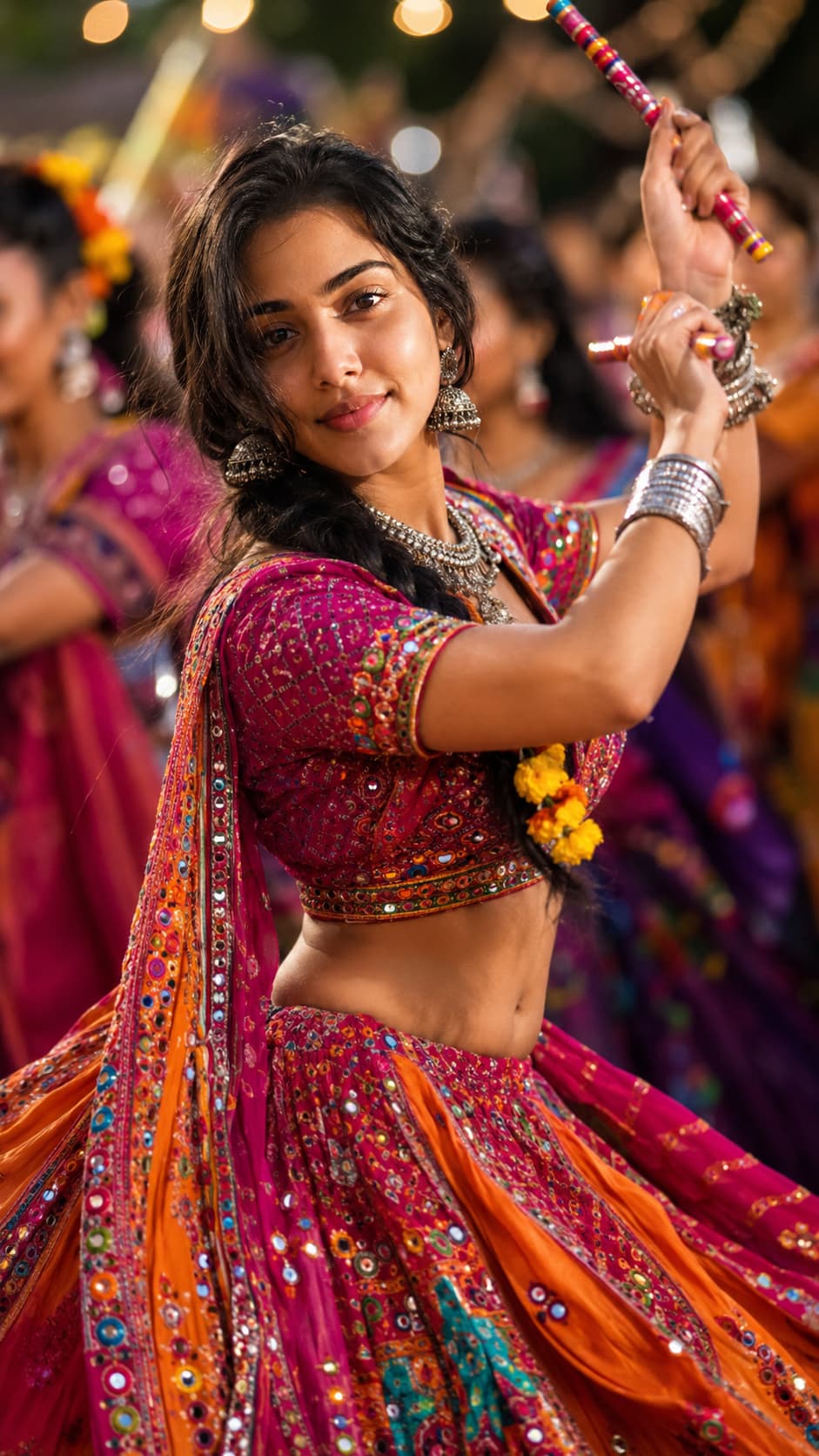 Navratri Garba Dance — AI photo created with this prompt