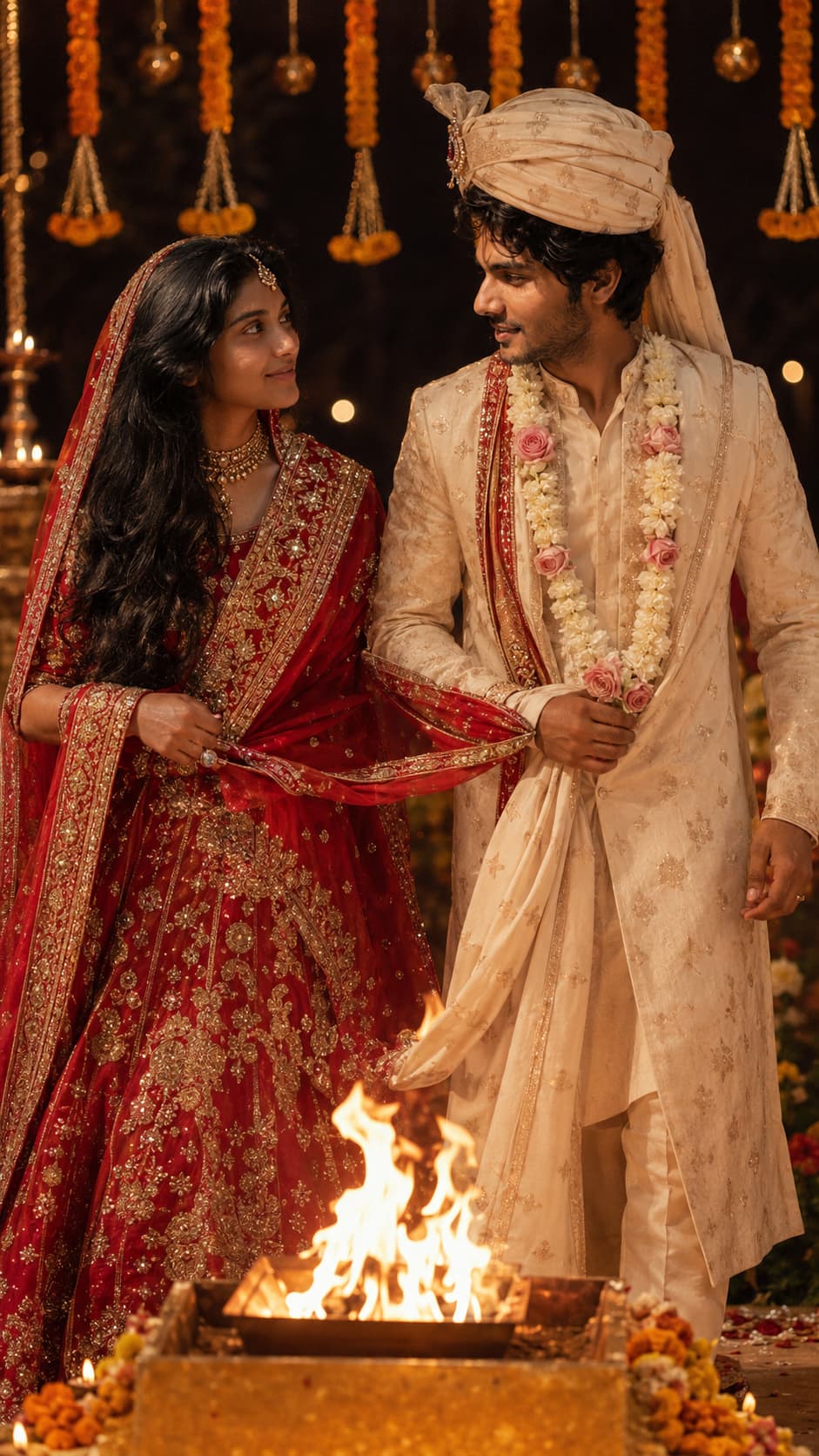 Couple Phera Wedding Ceremony — AI photo created with this prompt