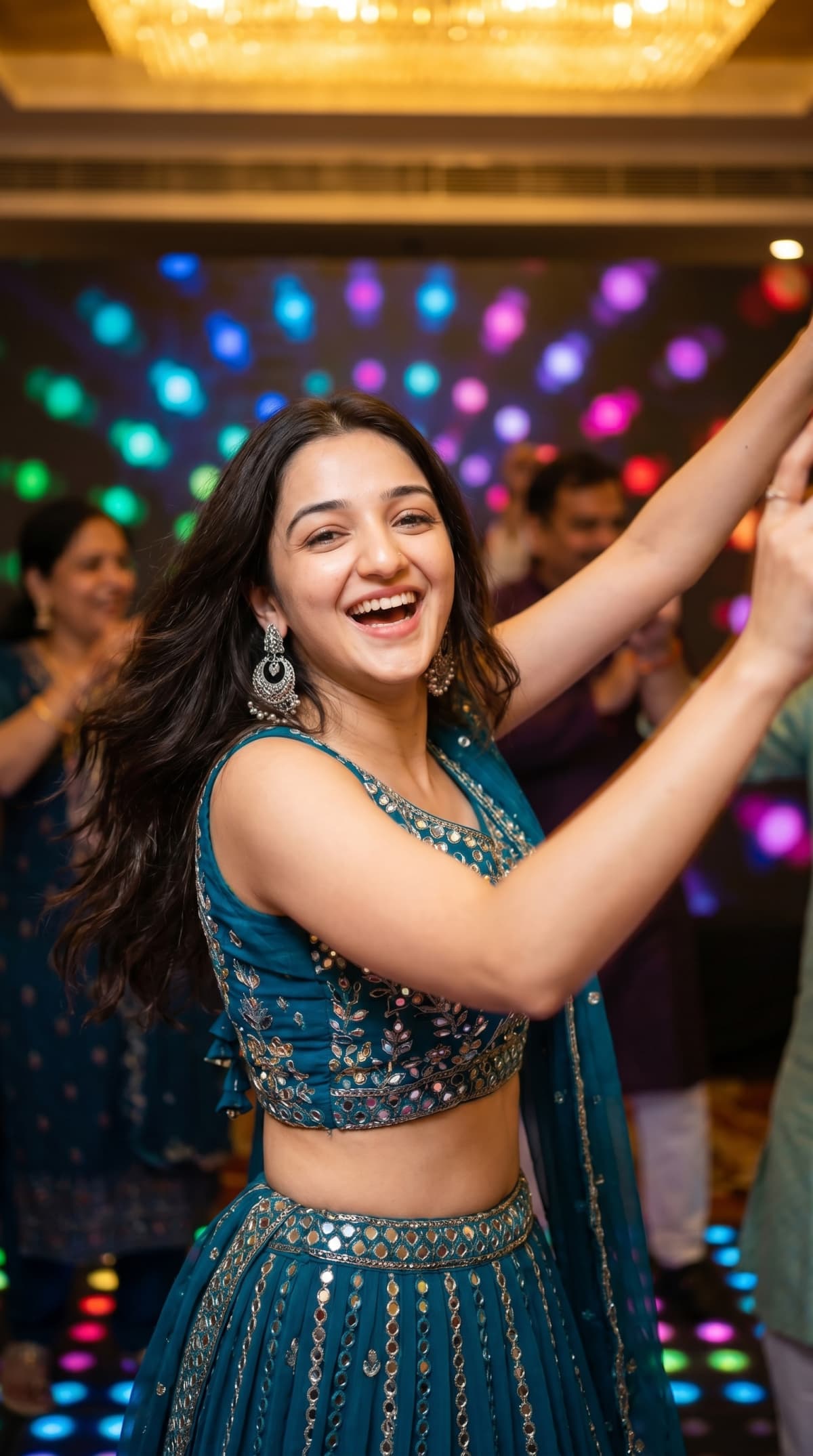 Sangeet Dance Celebration — AI photo created with this prompt