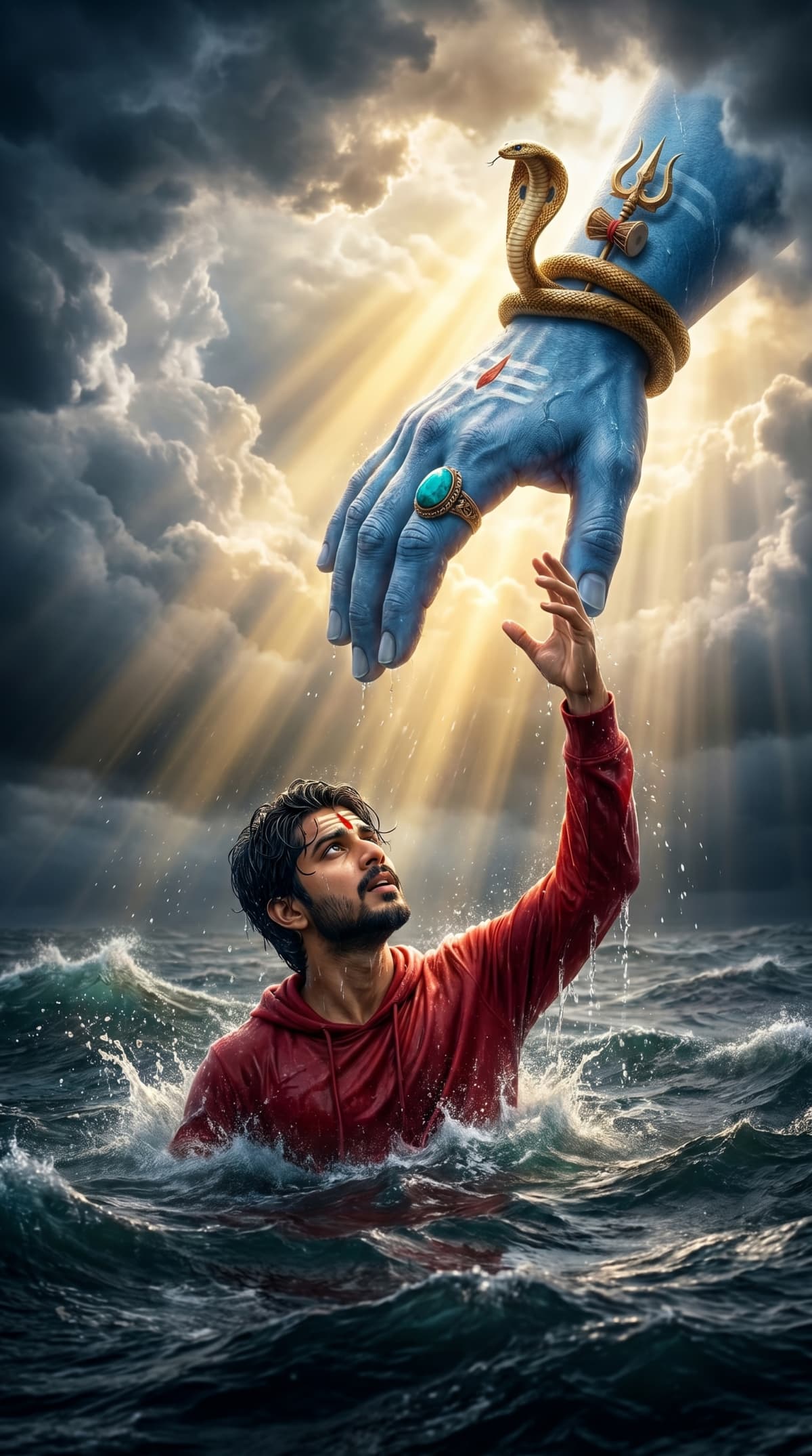 Lord Shiva hand — AI photo created with this prompt