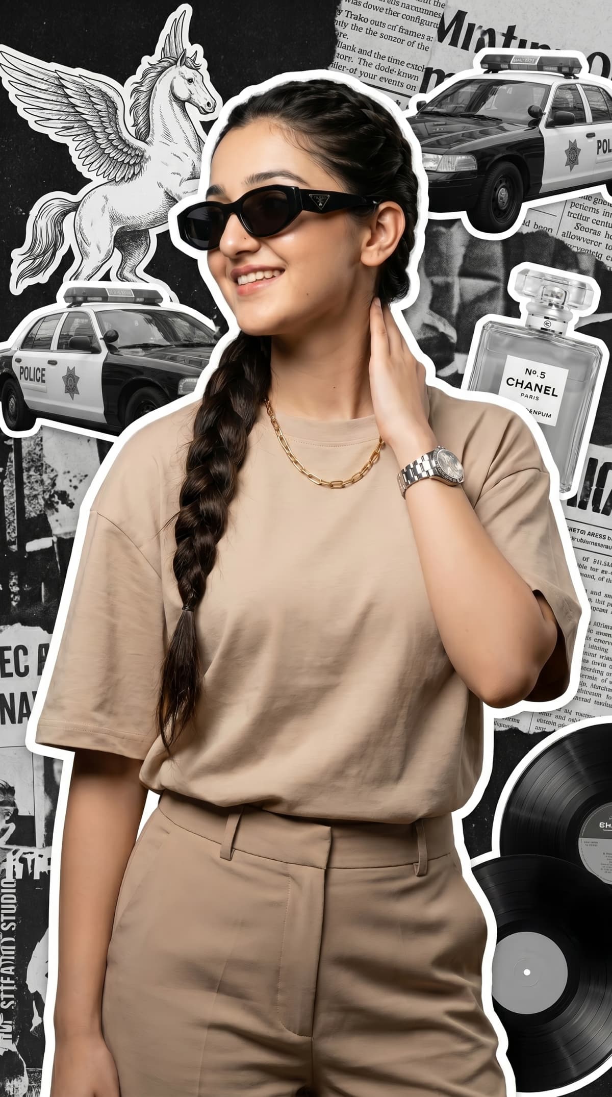 high-fashion girl — AI photo created with this prompt