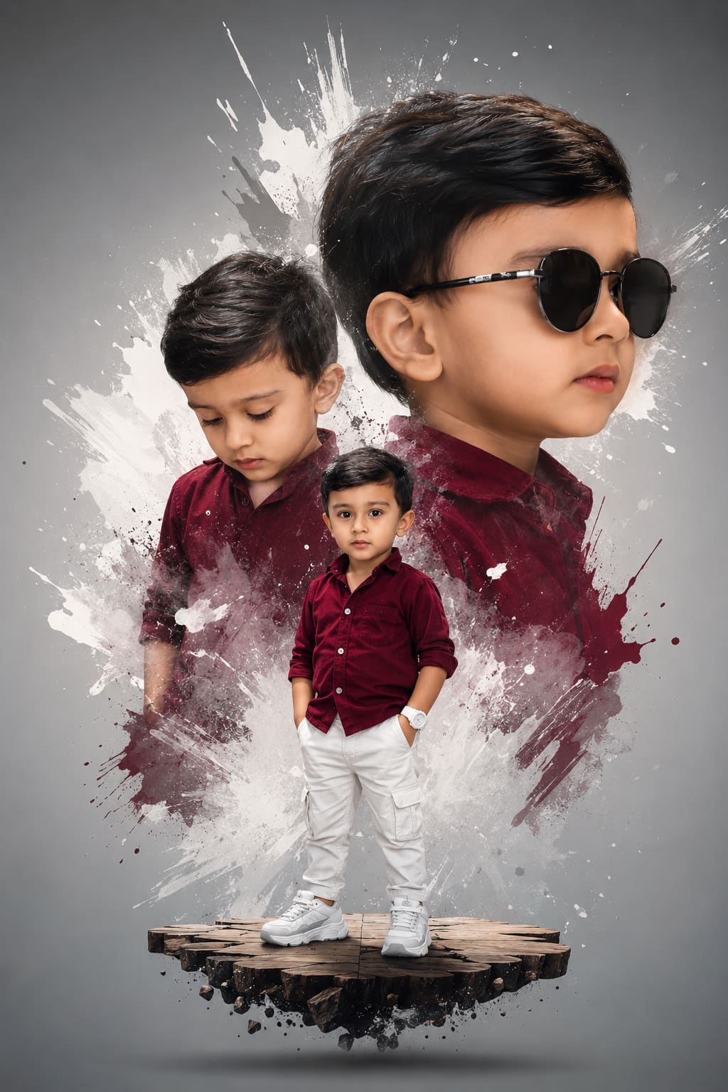 paint splash effect — AI photo created with this prompt