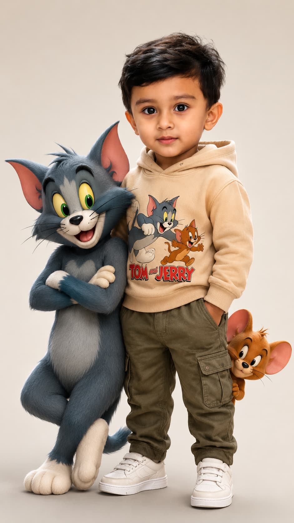Tom and jerry — AI photo created with this prompt