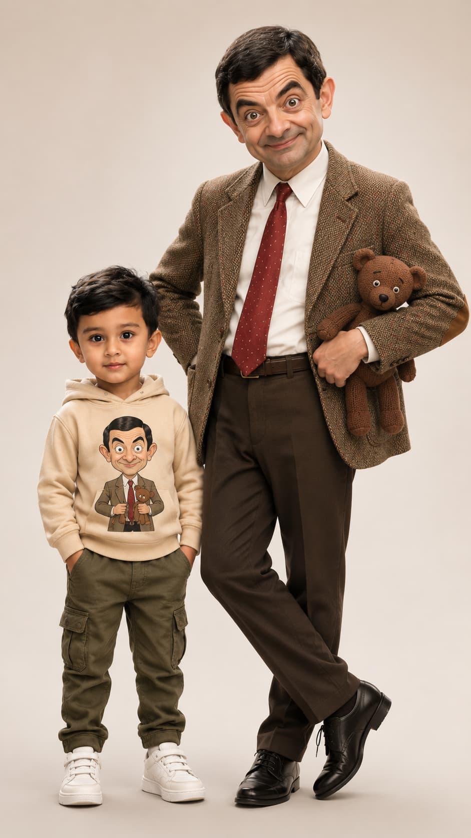 Mr. Bean — AI photo created with this prompt