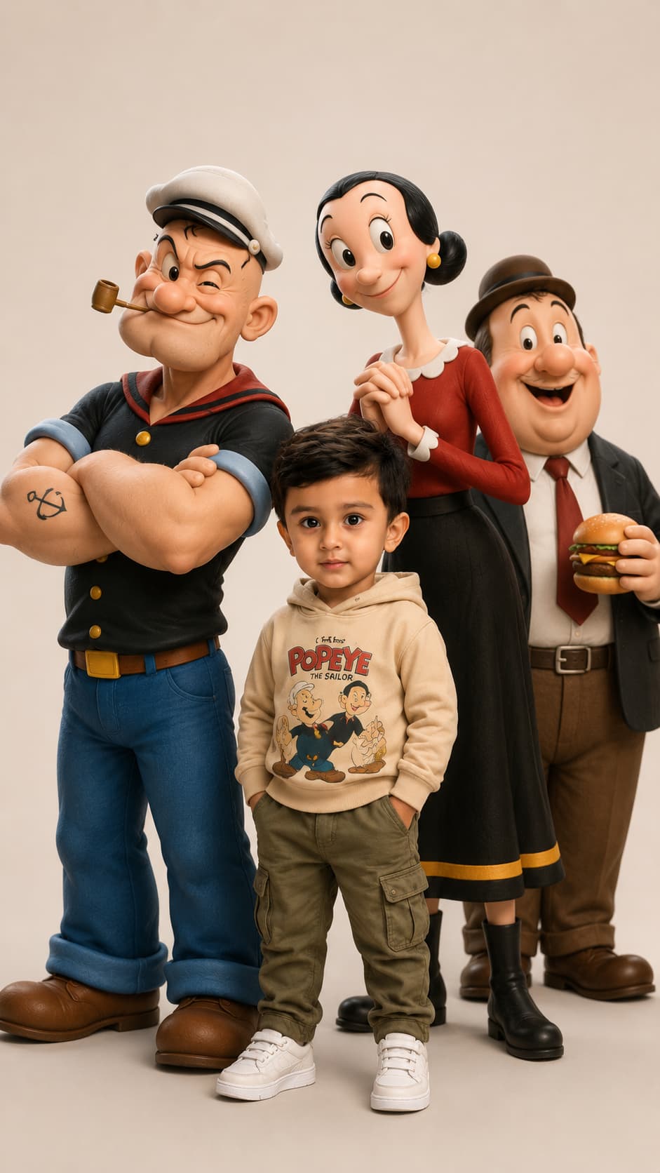 Popeye the Sailor Man — AI photo created with this prompt
