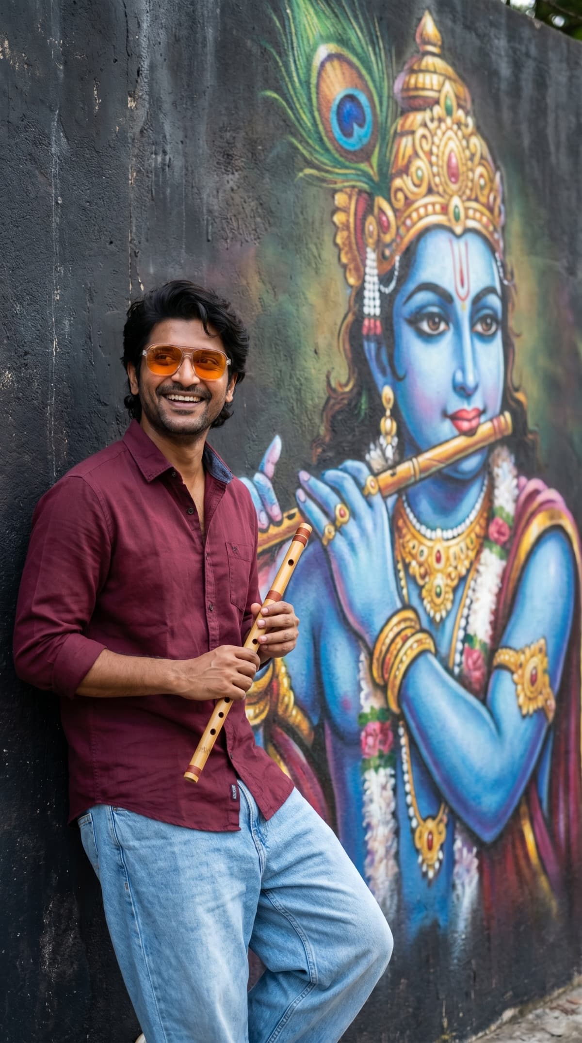 Lord Krishna — AI photo created with this prompt