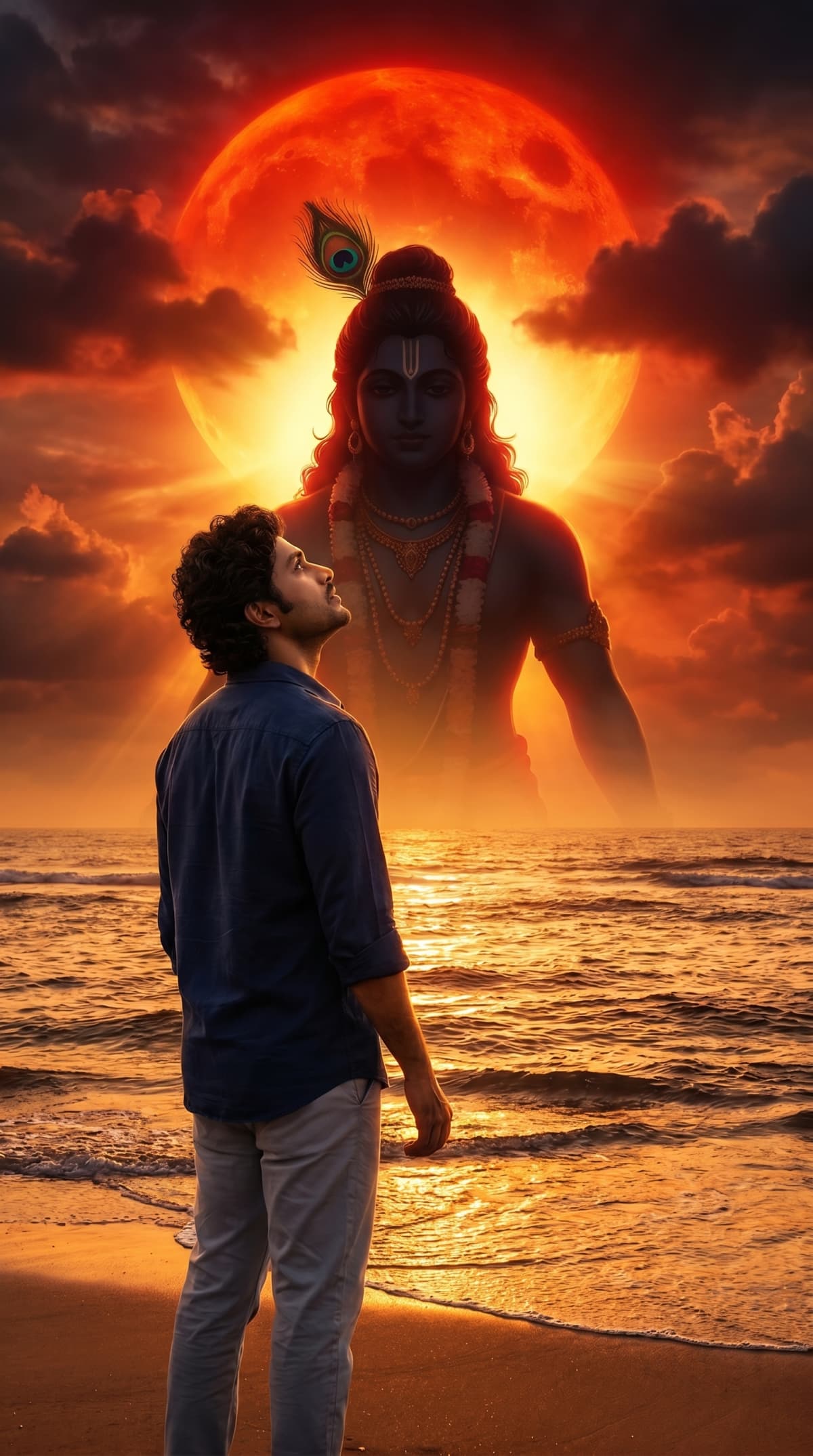 Lord Krishna — AI photo created with this prompt