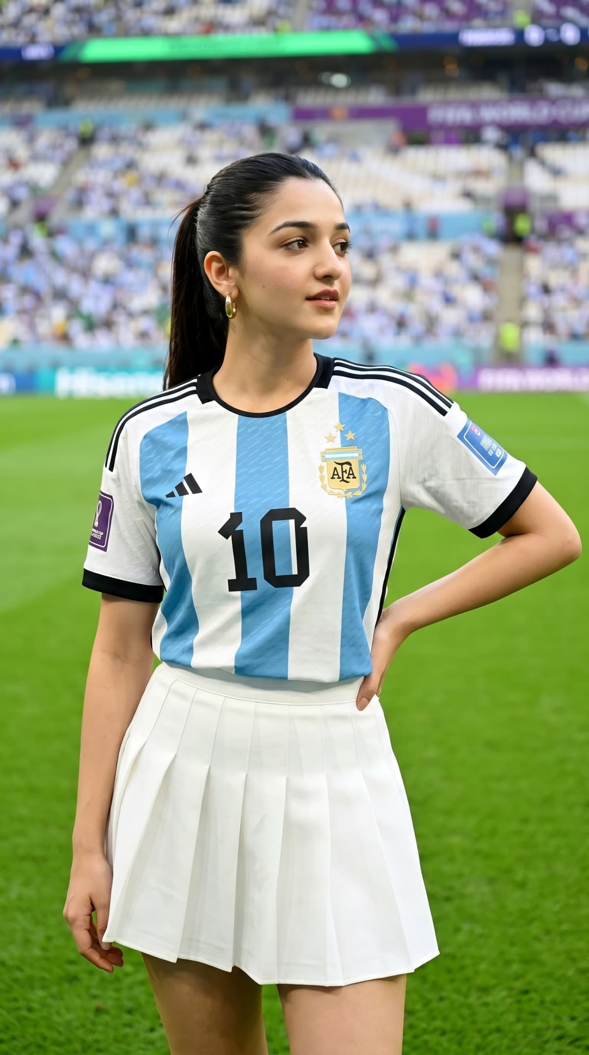 FIFA World Cup football ground — AI photo created with this prompt