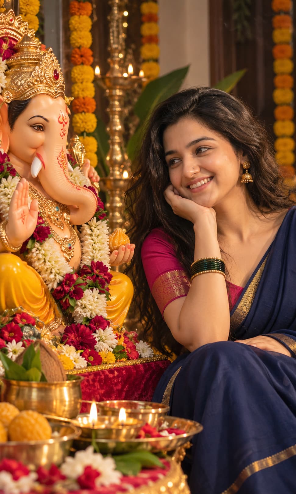 With ganesha — AI photo created with this prompt