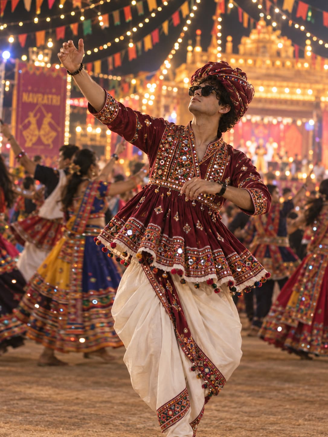 Navratri portrait — AI photo created with this prompt