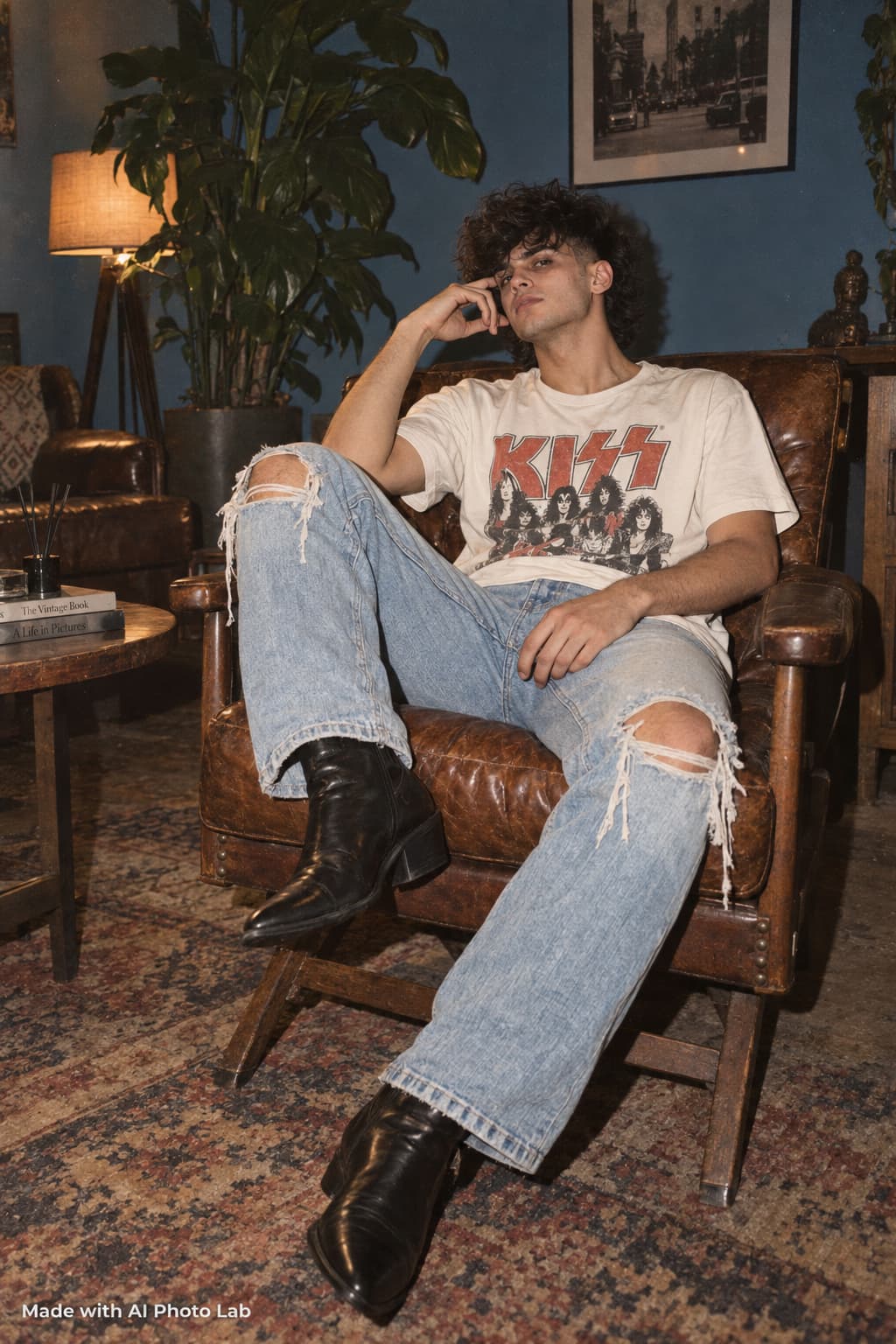 vintage 80s — AI photo created with this prompt