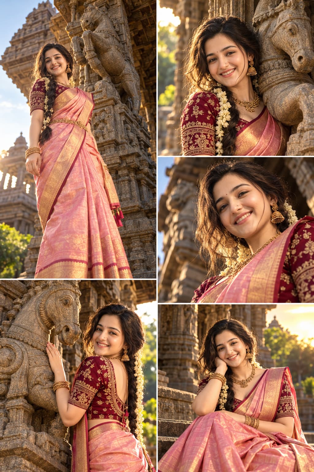 ancient South Indian temple — AI photo created with this prompt