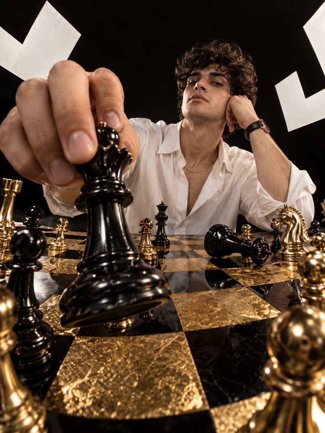 Chess master — AI photo created with this prompt