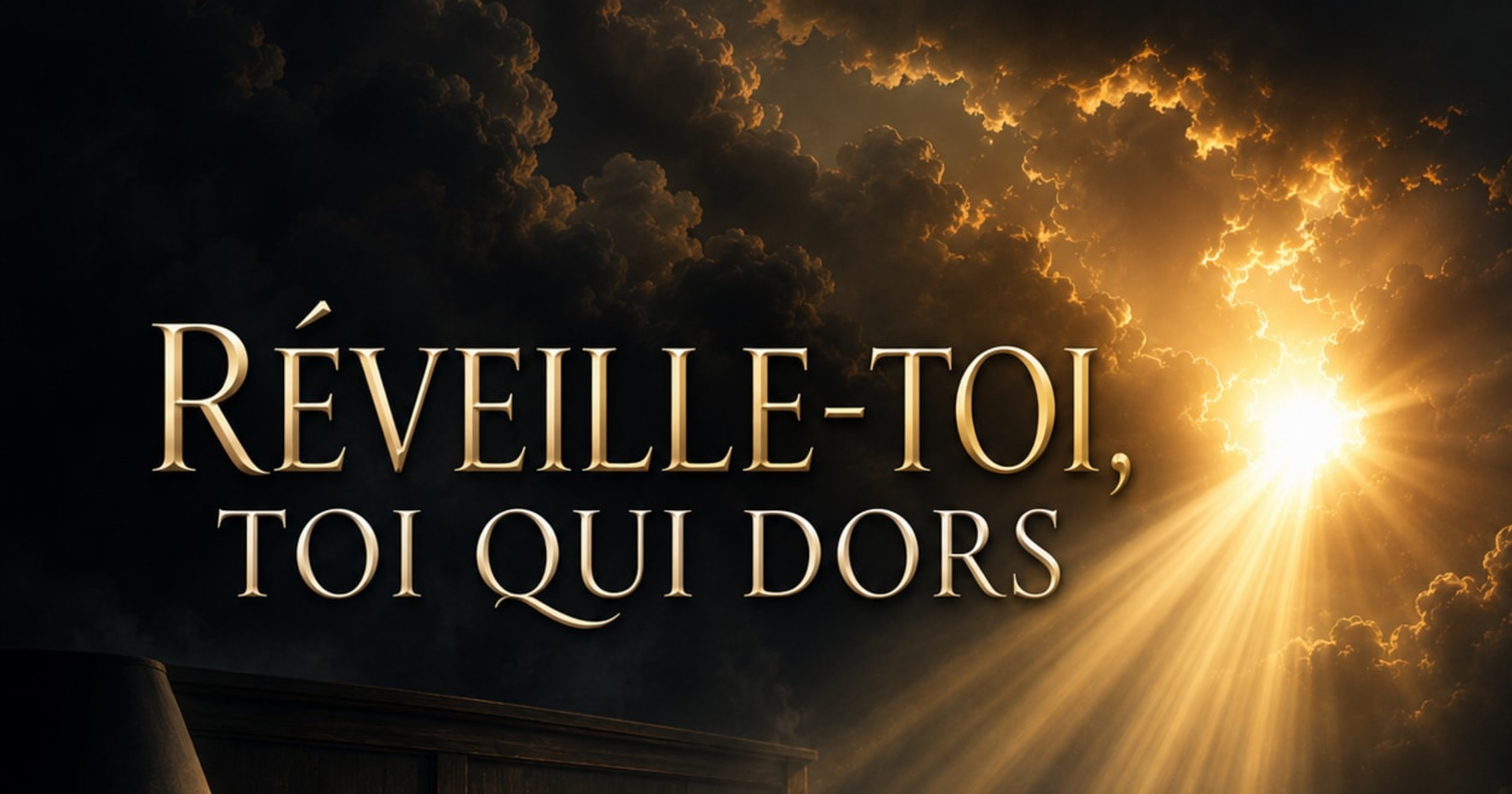 RÉVEILLE-TOI, TOI QUI DORS 7