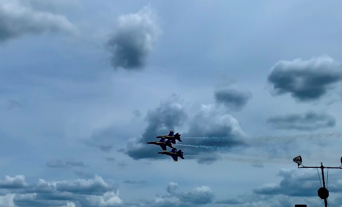 Vidalia GA. Onion Festival Airshow featuring Blue Angles.