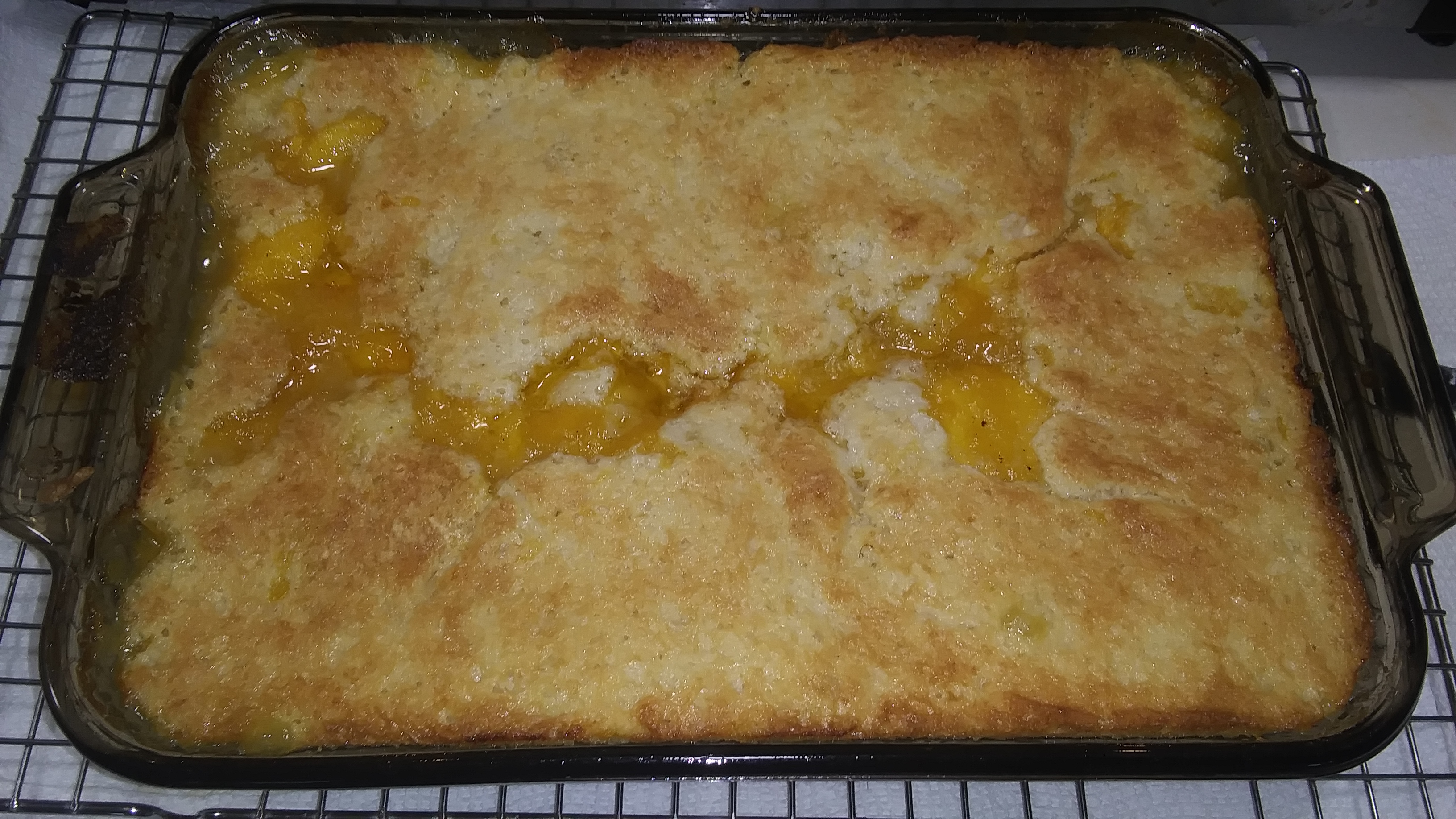 Mother's Day Peach Cobbler