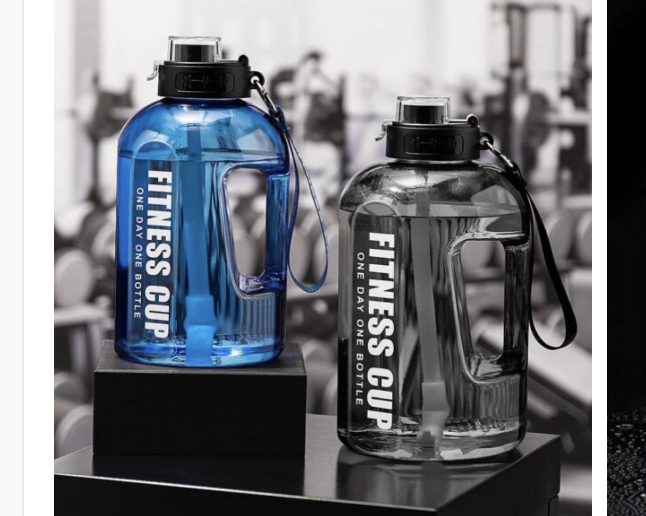 Fitness Cup – Large Capacity Sports Water Bottle