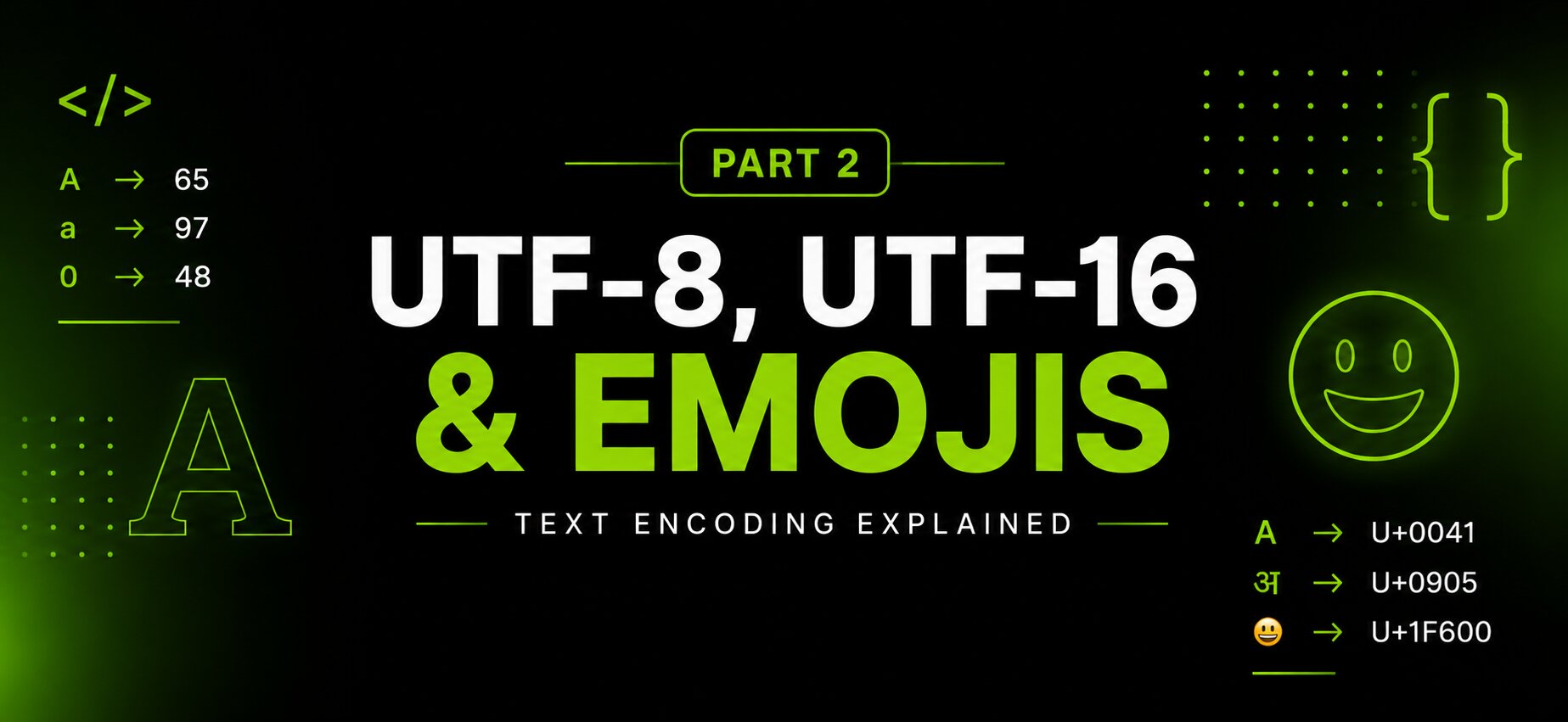 Text Encoding Explained: Part 2 — UTF-8, UTF-16 and Emojis