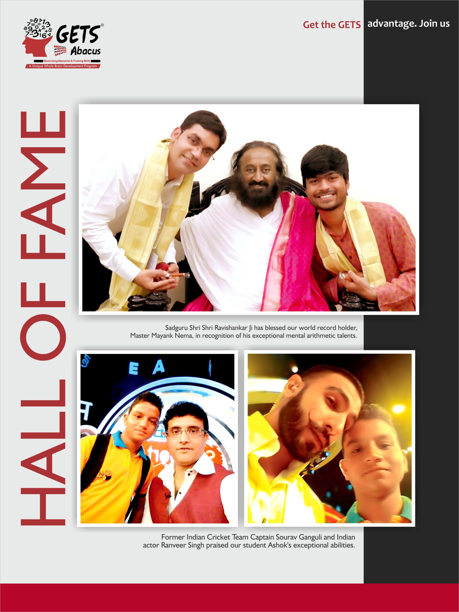 Student solving math problems