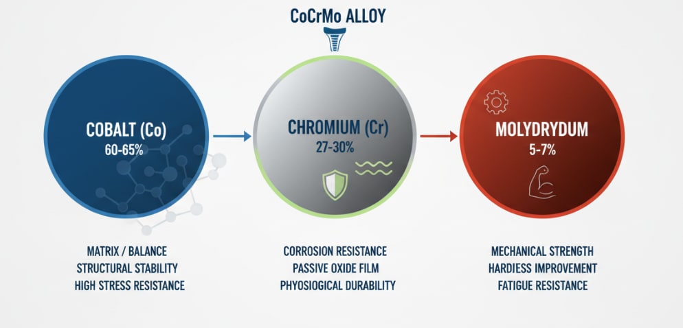 Cocrmo Alloy Chemical Composition