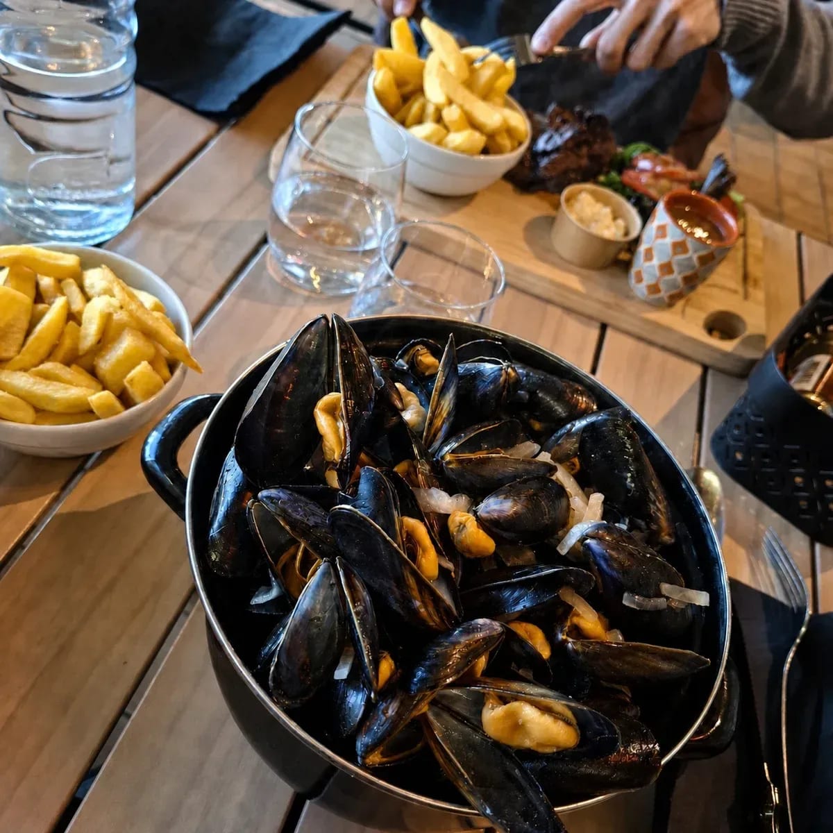 Moules marinières + frites