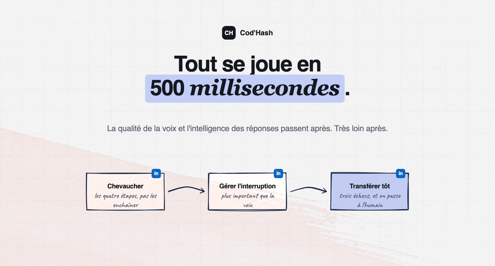 Un agent vocal IA se joue sur la latence entre la fin de la phrase et le début de la réponse